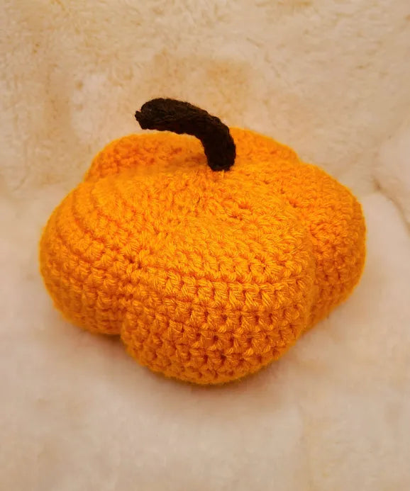 Handmade Crochet Large Pumpkin