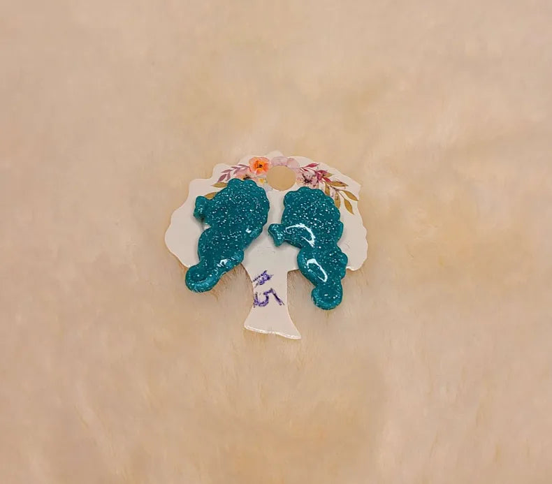 Handmade Seahorse Stud Earrings