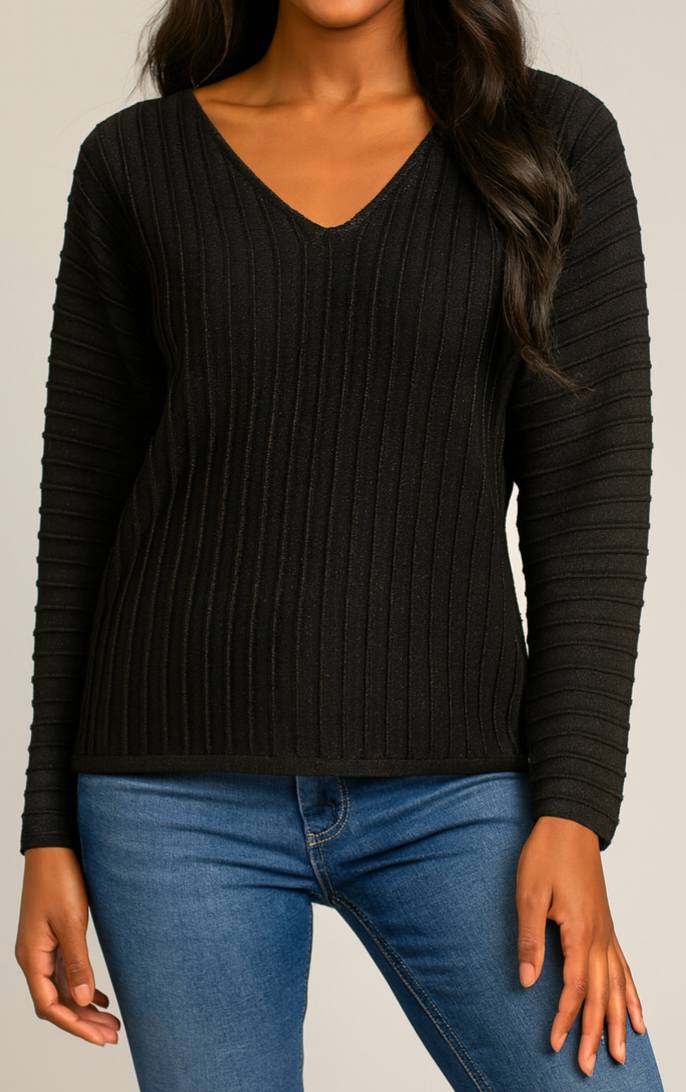 Black Sparkle Sweater