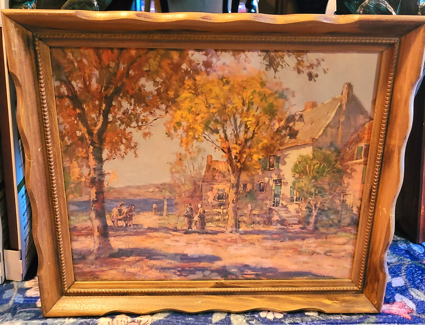 Vintage Framed Country Fall Print