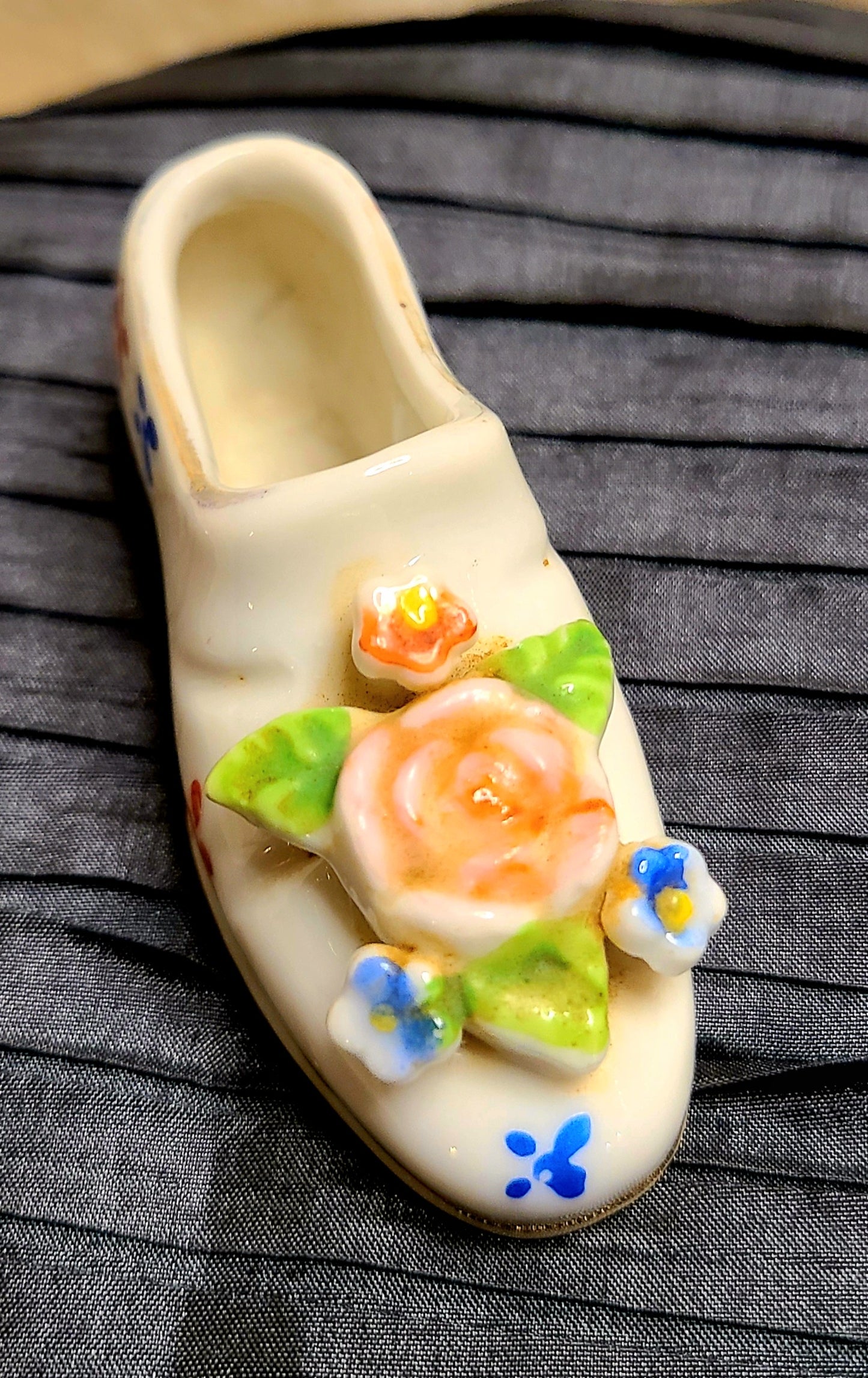 Vintage Miniature Porcelain Shoe