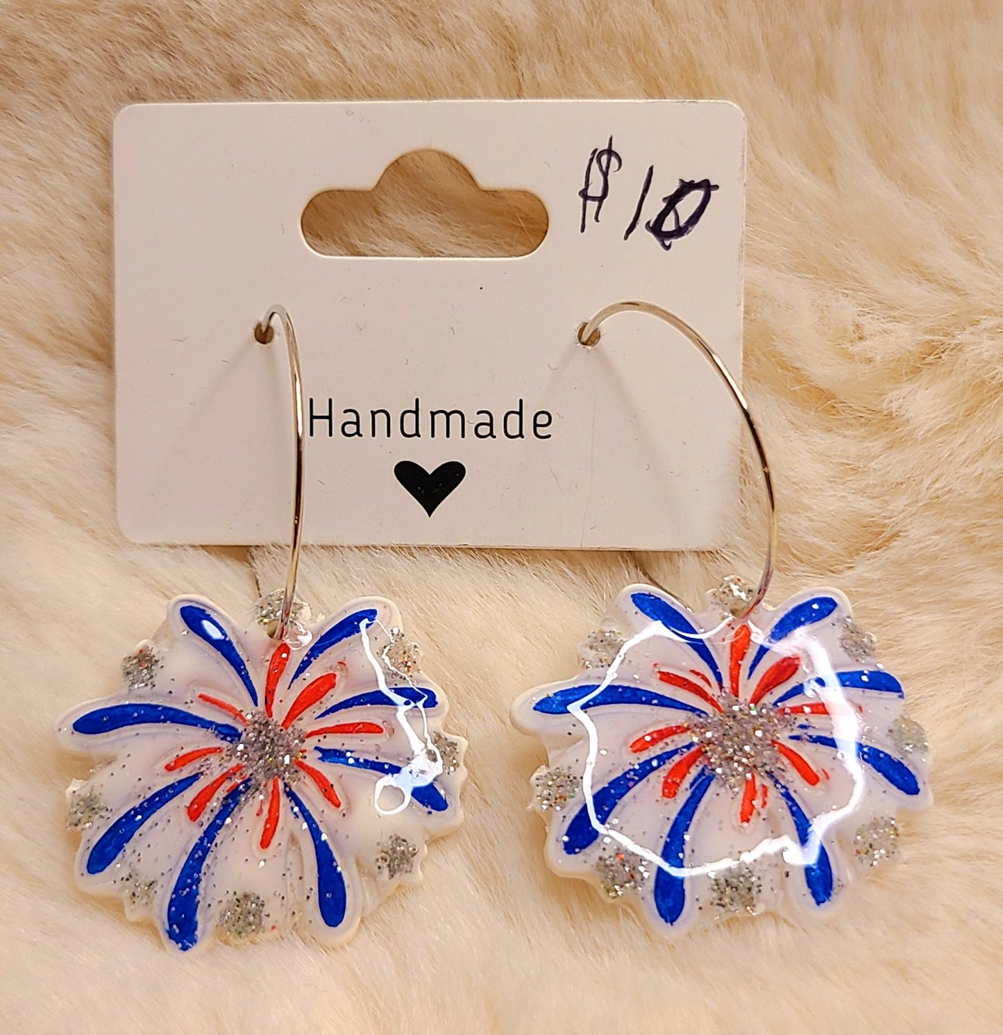 Handmade Fireworks Earrings