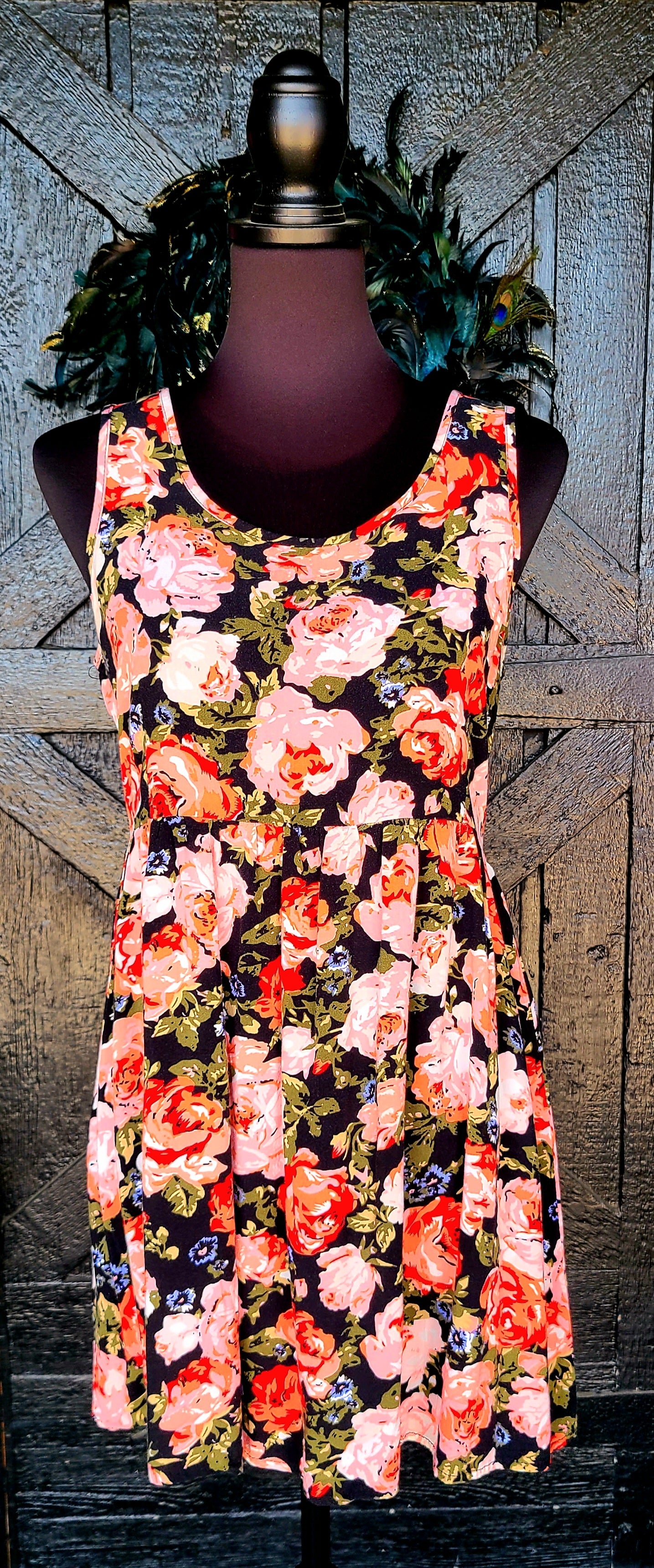 Multicolor Floral Sleeveless Top