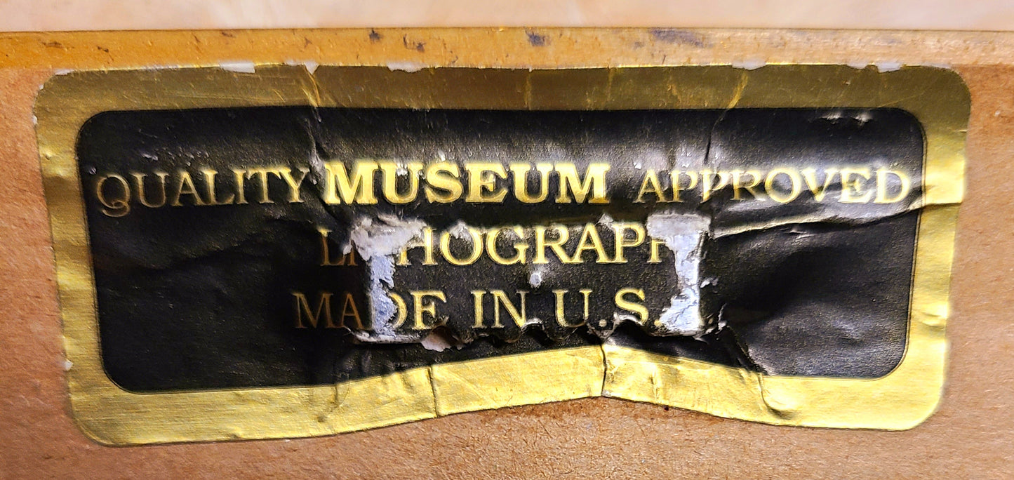 Museum Quality Framed Art Print of Claude Monet "The Parc Monceau" 1878 Painting