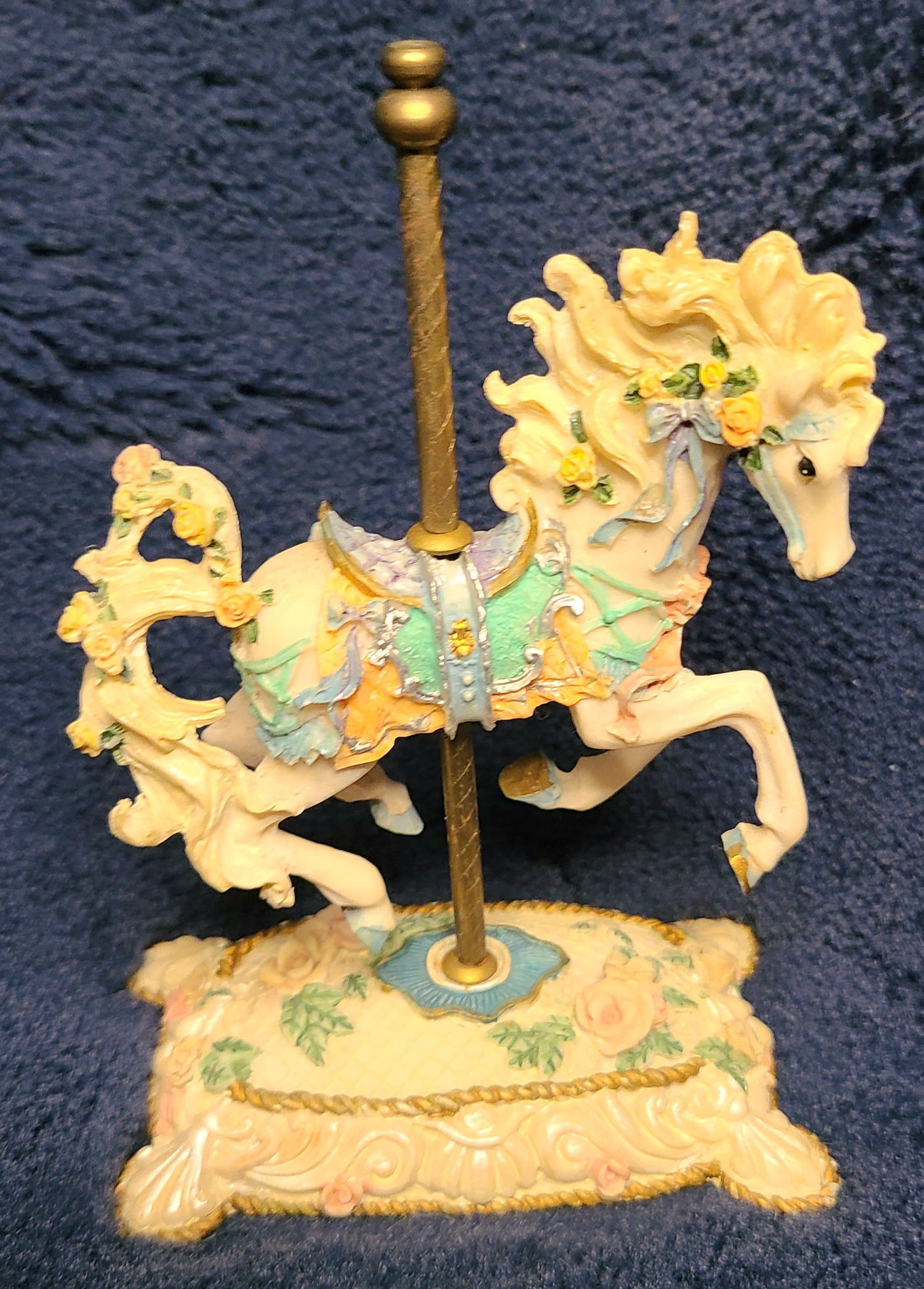 Small Carousel Horse on Stand
