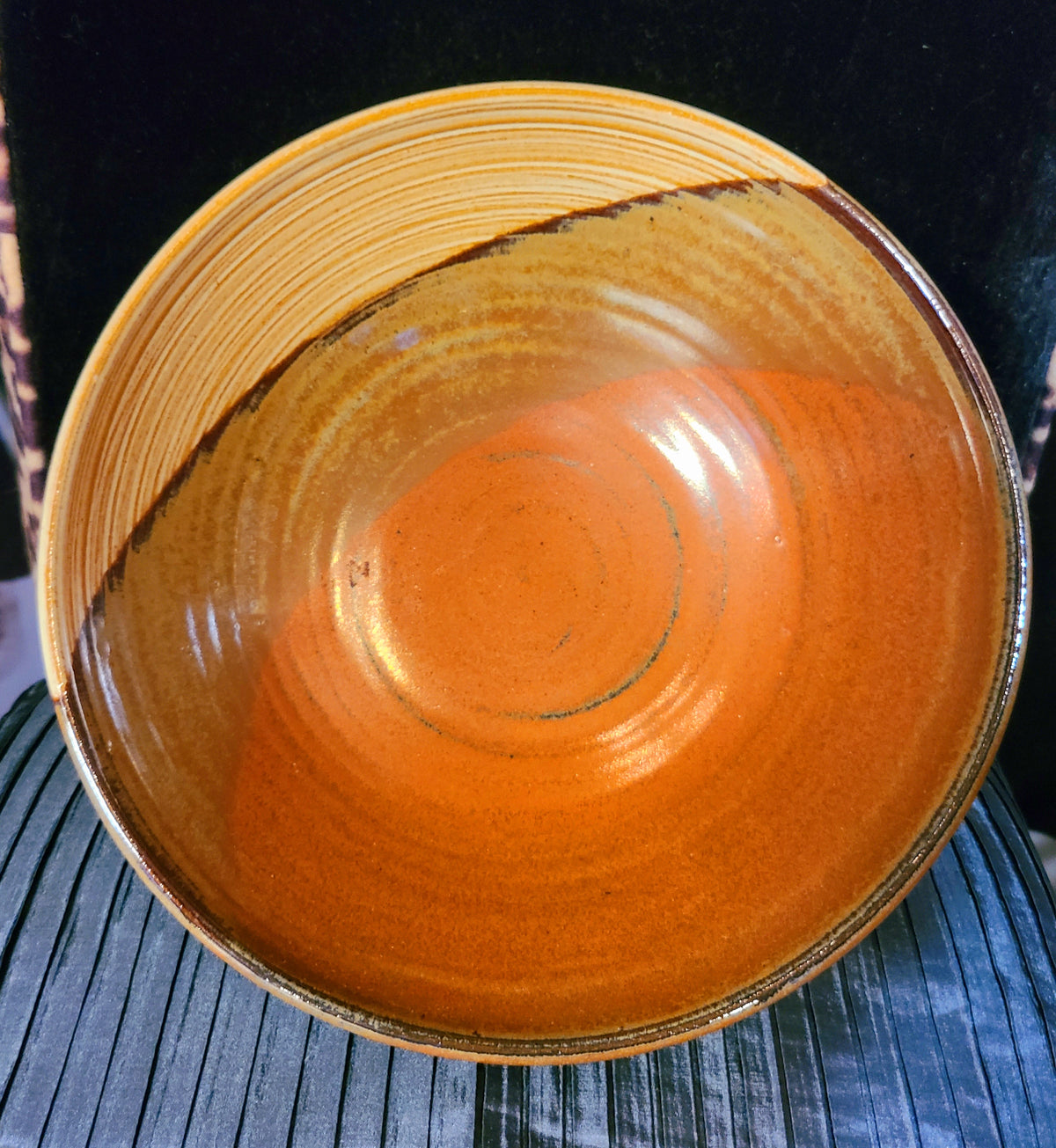 Brown Glazed Magnum Pottery Bowl