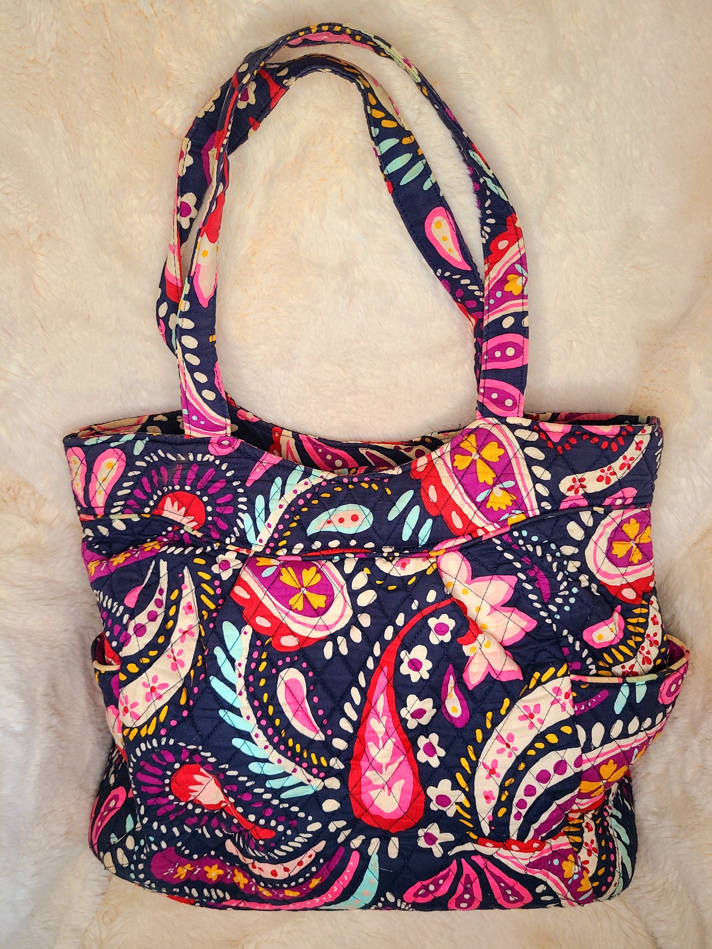 New Vera Bradley Navy Floral Bag