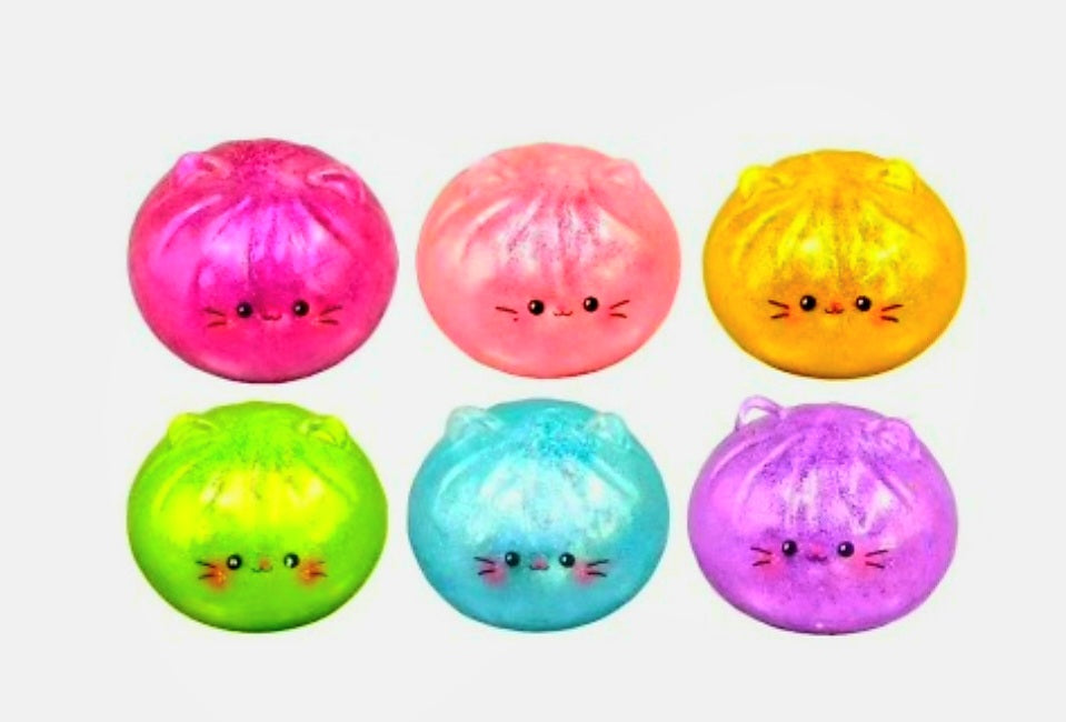Glitter Dumplings with Cat Ears