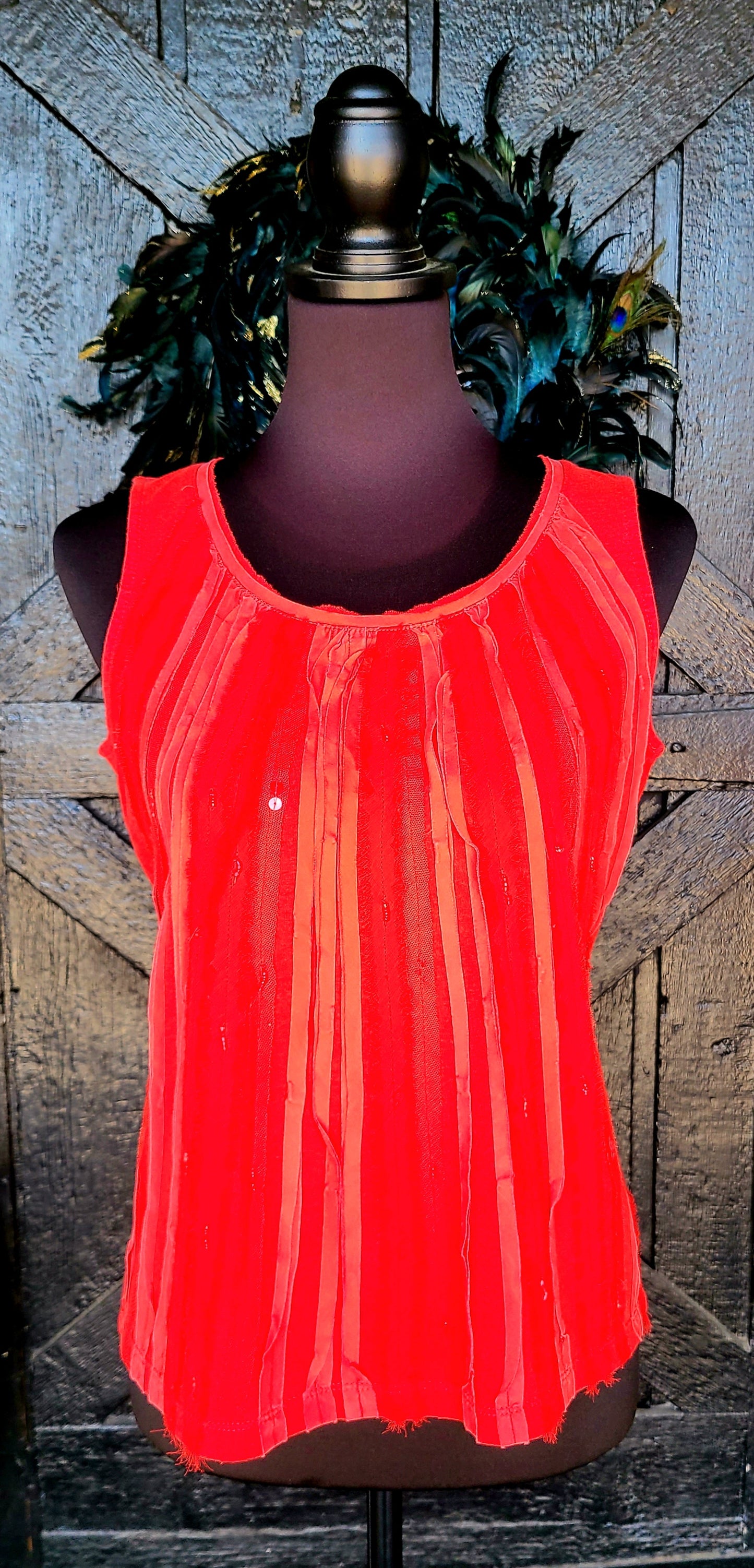 By Chico's Orange Tank Top