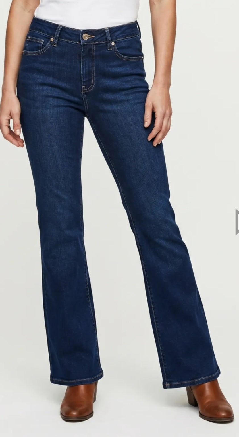 Dark Wash Boot Cut Jeans