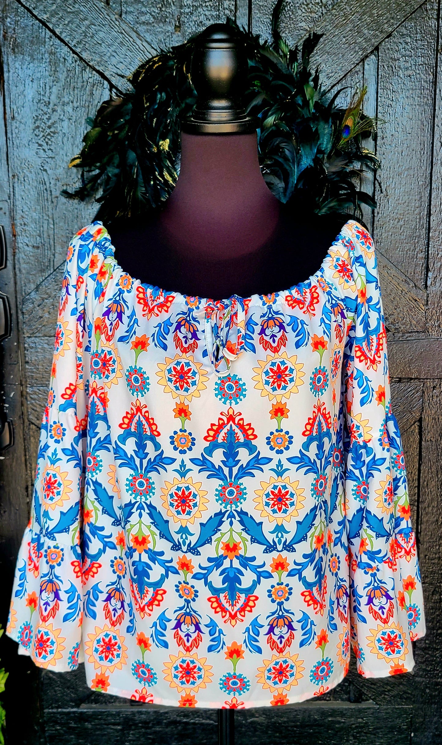 Off the Shoulder Floral Top