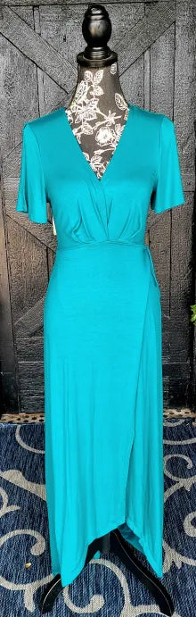 Jade Wrap Maxi Dress