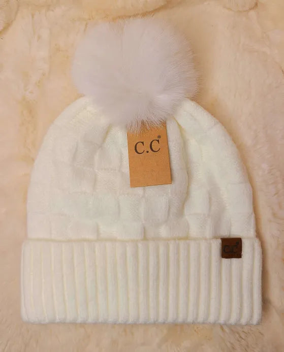 C.C. Ivory Beanie