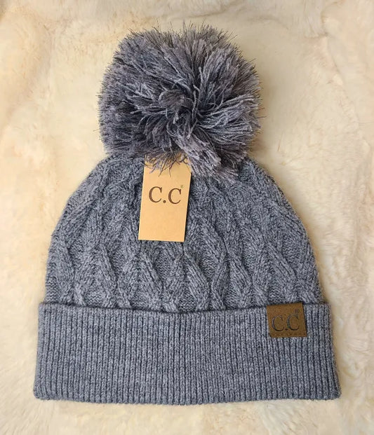 C.C Grey Sparkle Beanie