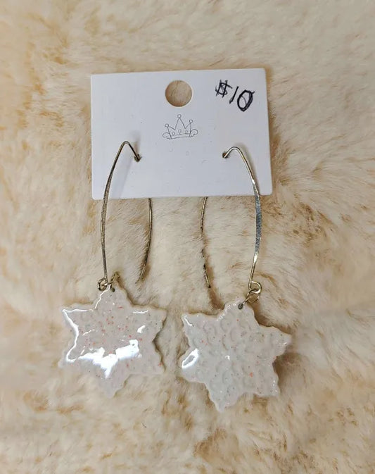 Handmade Snowflake Earrings