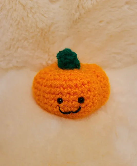 Handmade Crochet Small Pumpkin
