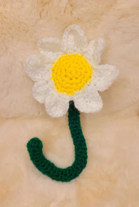 Handmade Crochet Bendable Daisy