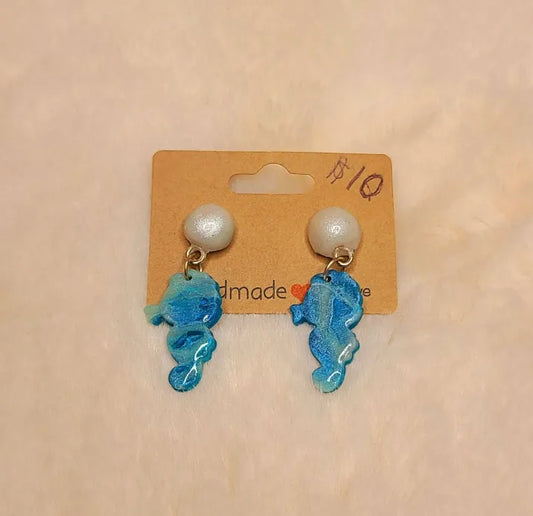 Handmade Seahorse Earrings