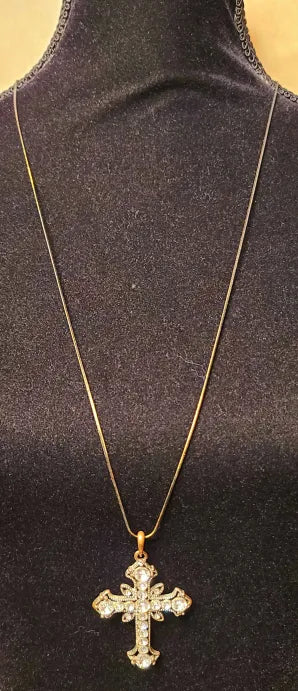 Long Cross Necklace
