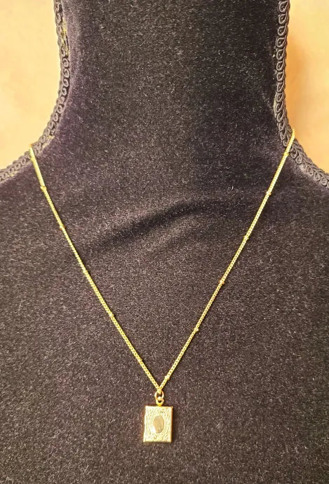 Gold Locket Necklace