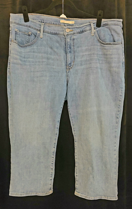 Levis 311 Shaping Skinny Capri Jeans Size 20