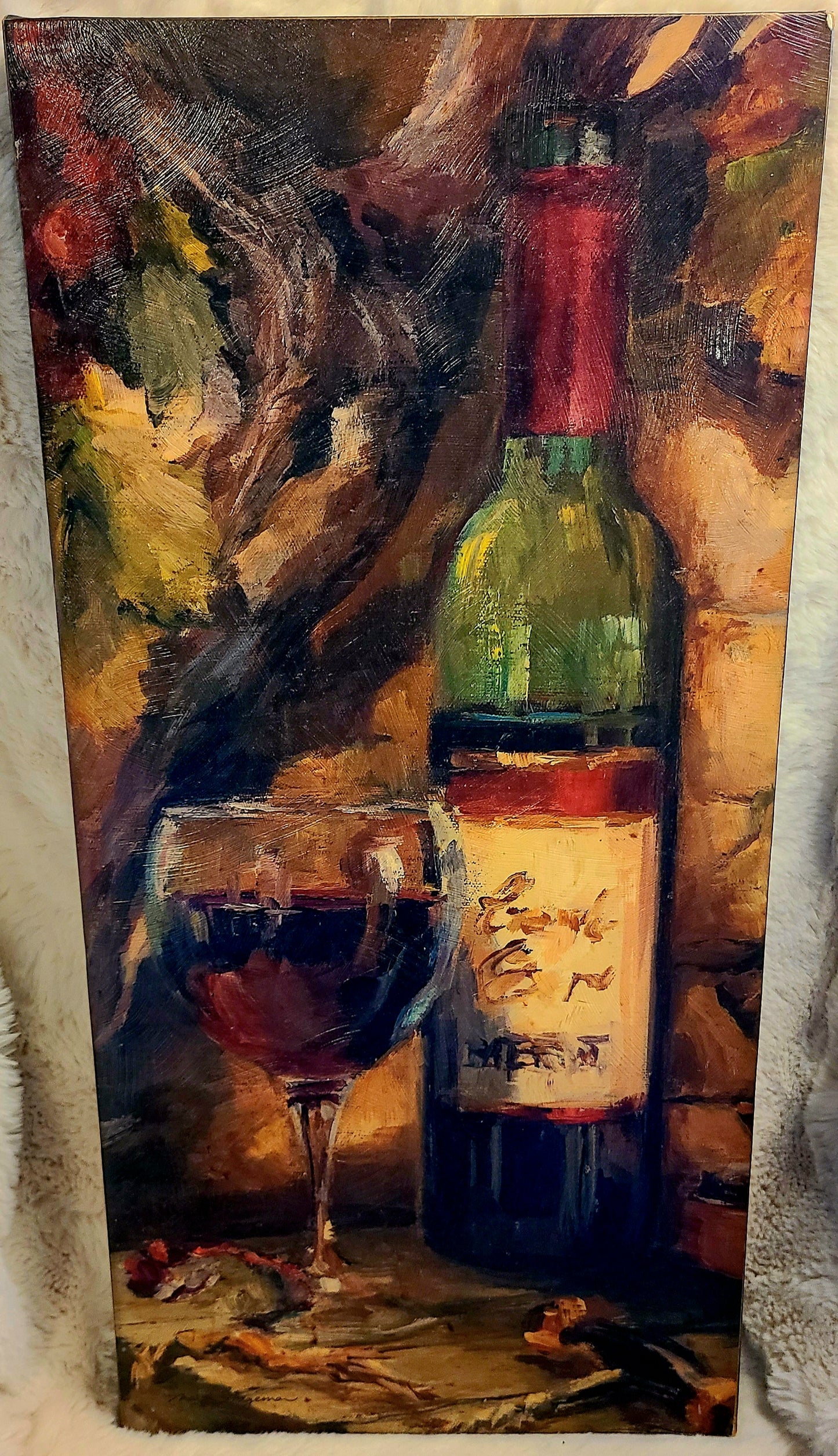 Canvas Art Print Titled "Le Cour de le Chateau I" by Artist Marilyn Hagerman