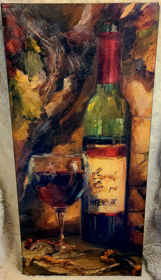Canvas Art Print Titled "Le Cour de le Chateau I" by Artist Marilyn Hagerman
