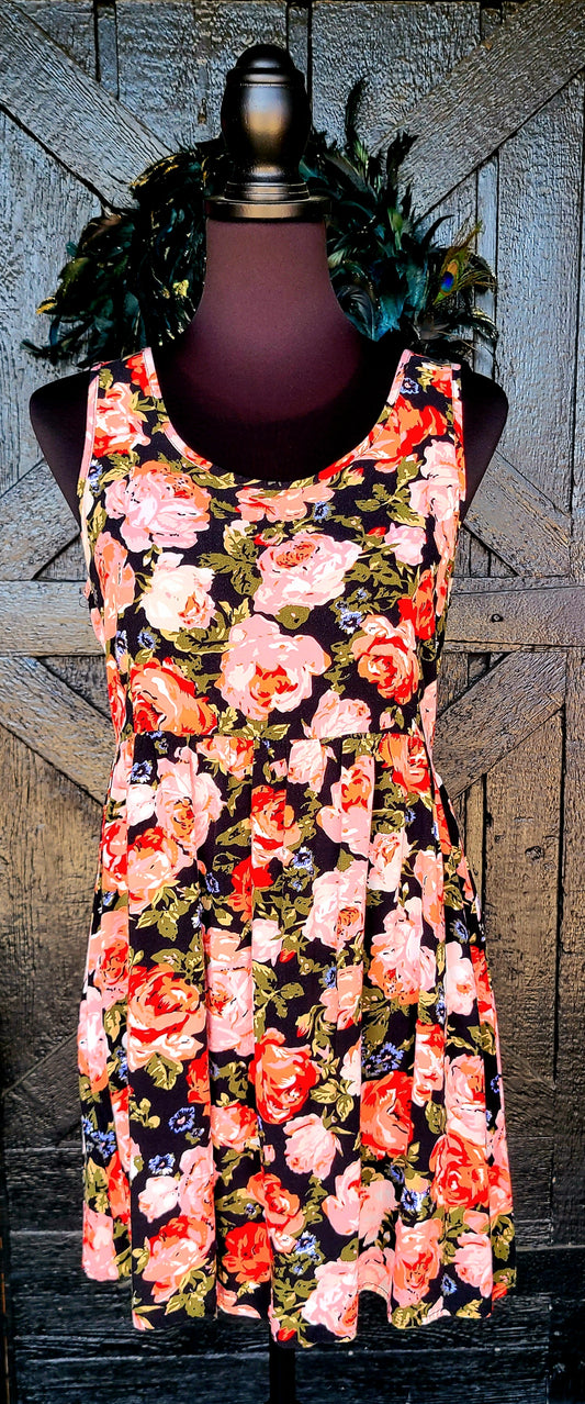 Multicolor Floral Sleeveless Top