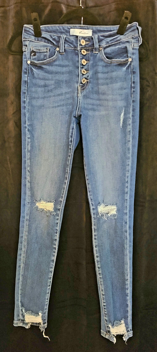 Kan Can 5 Button Skinny Jeans Size 7