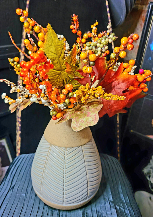 Fall Arrangement with MCM Vase