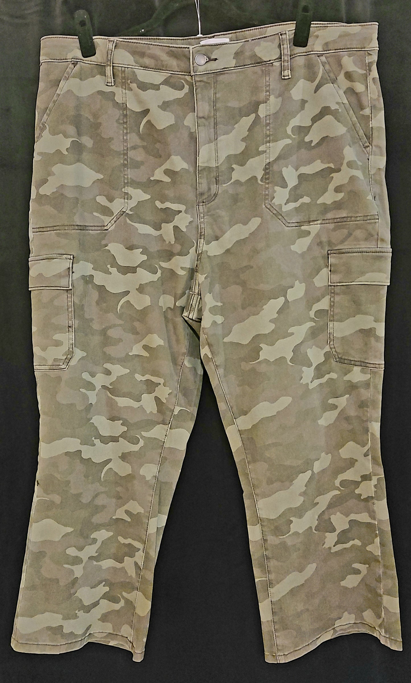 Sonoma Green Camouflage Cargo Pants Size 20