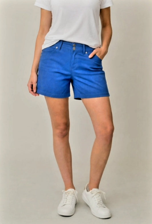 Sabrina Lauren "Victoria" Blue 5" Inseam Shorts