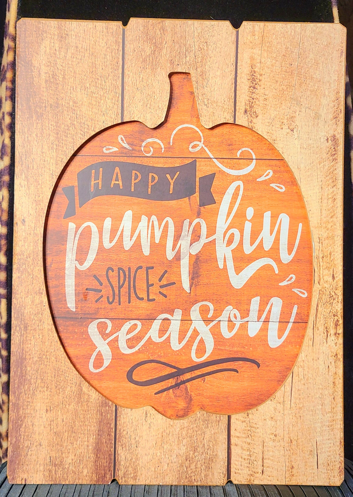 Pumpkin Spice Season Wood Decor