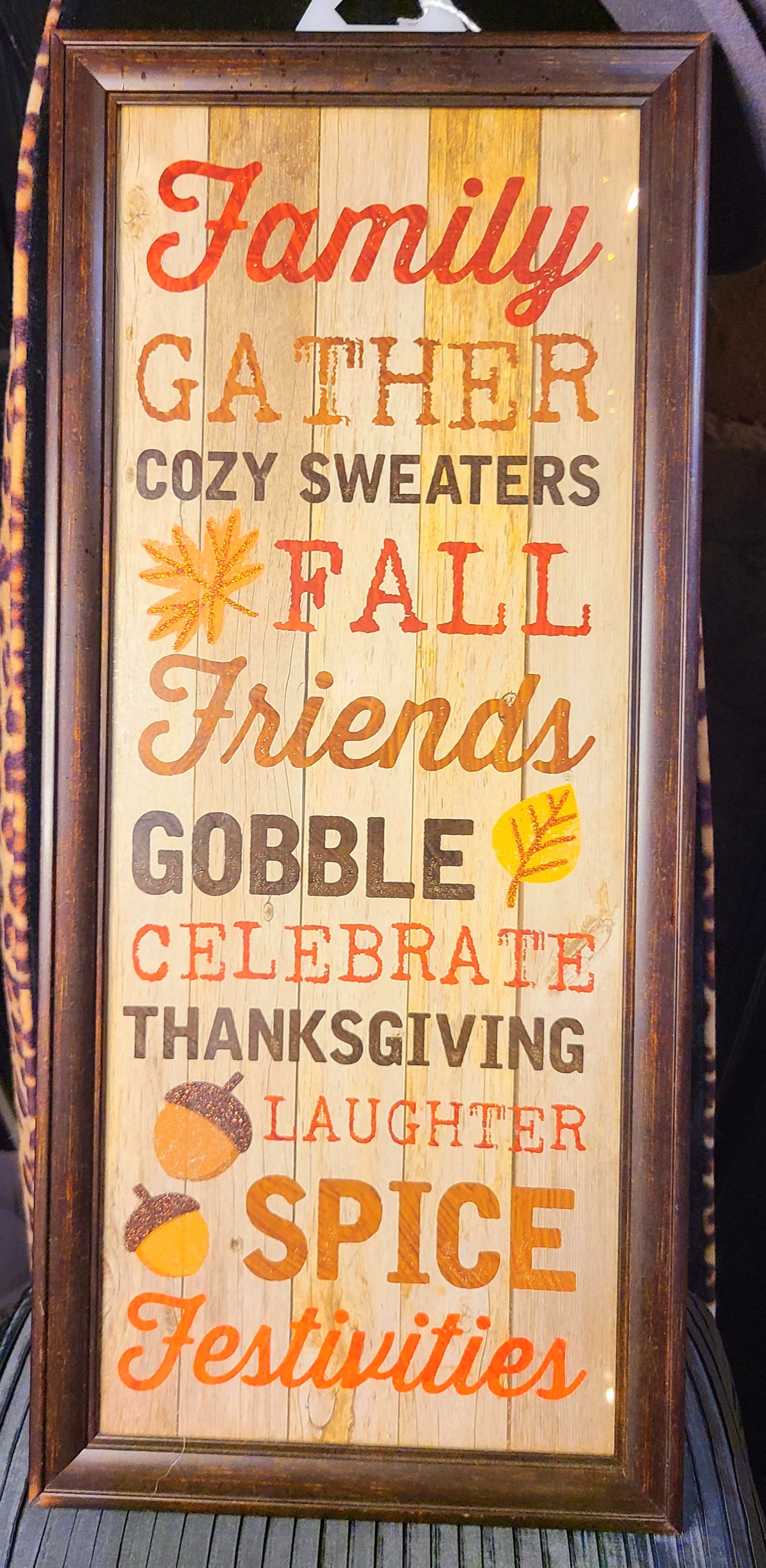 Tall Fall/Thanksgiving Wall Art