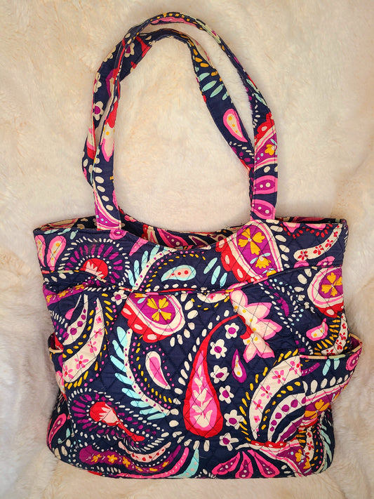 New Vera Bradley Navy Floral Bag
