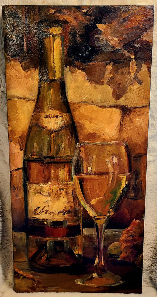 Canvas Art Print Titled "Le Cour de le Chateau II" by Artist Marilyn Hagerman