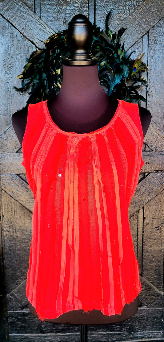 By Chico's Orange Tank Top
